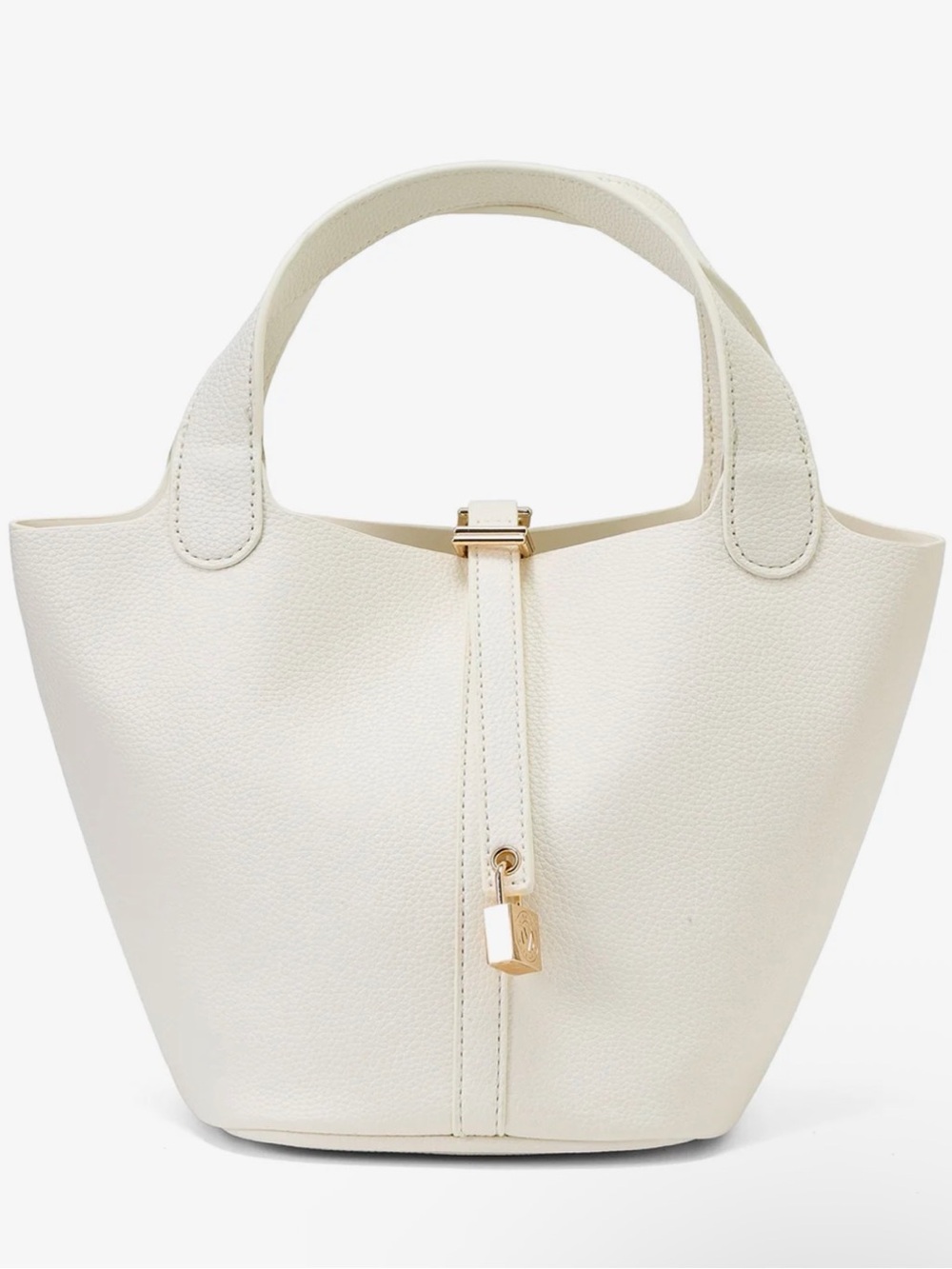Valentino Orlandi Pebbled Bucket Bag with Gold Accents. NWT!